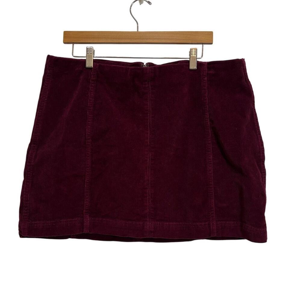 Wild Fable Deep Burgundy Mini Skirt